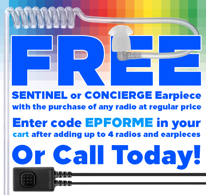 Free Concierge or Sentinel with Radio Purchase with Code EPFORME